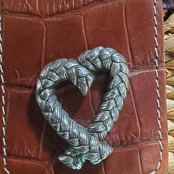 Vintage Brighton Sadie Weave Two - Tone Straw Bag - Picture 9 of 9